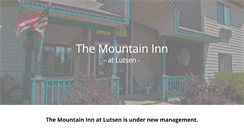 Desktop Screenshot of lutsenmountaininn.com